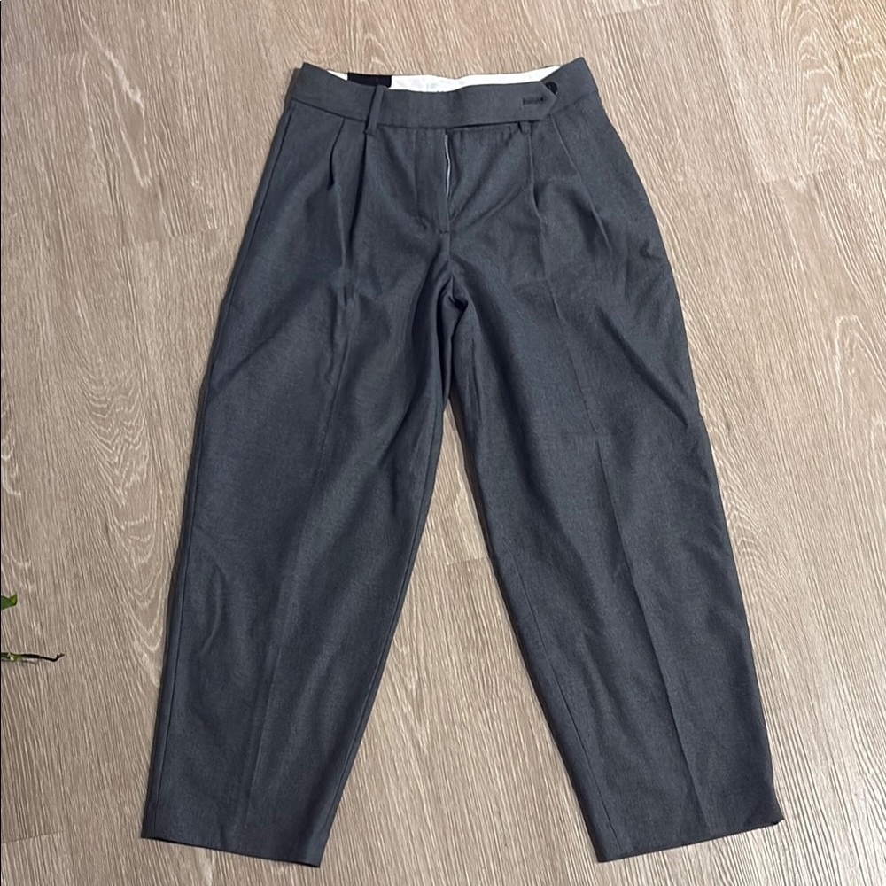 Gray Pleated Parable Aritzia Wilfred Pants